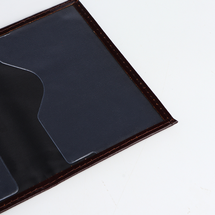 Обложка для паспорта, цвет коричневый