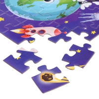 Пазлы 4 в 1 &laquo;Космическое приключение&raquo;, 25, 36, 49, 64 элемента