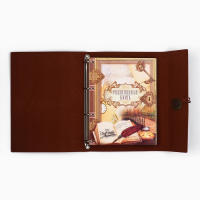 Родословная книга &laquo;Наш род&raquo;, 56 листов, бордо, 35 х 23,5 см