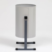 Урна уличная &laquo;Уралочка Бюджет&raquo; 21 л, 35 х 55 х 26,5 см, серая, бак 0,6 мм