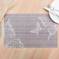 Салфетка сервировочная на стол &laquo;Бабочки&raquo;, 26&times;41 см