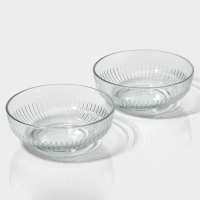 Набор стеклянных салатников Lav &laquo;Токио&raquo;, d=17 см, 2 шт