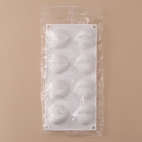 Форма для муссовых десертов и выпечки &laquo;Рандеву&raquo;, 30&times;14,4&times;2 см, 8 ячеек (4,9&times;4,4 см), цвет белый