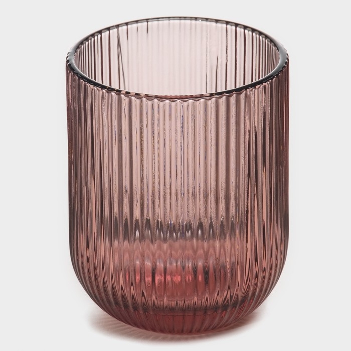 Стакан стеклянный Magistro &laquo;Грани&raquo;, 260 мл, 7,5&times;9,5 см, цвет сиреневый