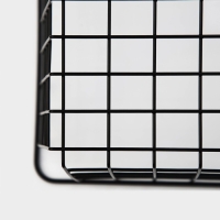 Корзина для хранения Доляна &laquo;Эрин&raquo;, 36&times;27&times;14 см, цвет чёрный