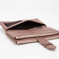 Кошелёк женский на магните, цвет розовый