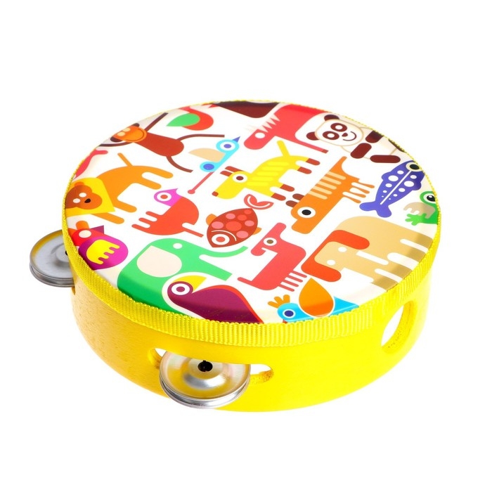 Бубен &laquo;Весёлые животные&raquo;