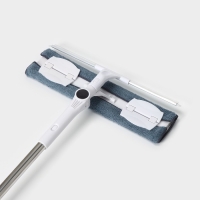 Окномойка бабочка Raccoon, стальная телескопическая ручка, микрофибра, поворот на 180&deg;, 40&times;10&times;118(150) см