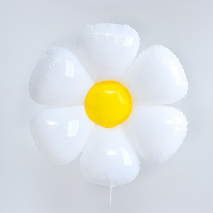 Шар фольгированный 46" &laquo;Ромашка белая&raquo;