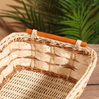 Корзина плетеная 30x22x11 см, ротанг