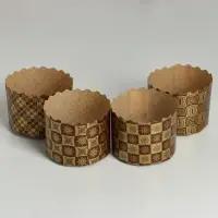 Форма для кулича бумажная Деко-про &laquo;Новый стандарт&raquo;, 6&times;4.5 см