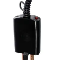 Электрокипятильник LEK 06, 1500 Вт, спираль пружина, индикатор, 28х6 см, 220В, черный