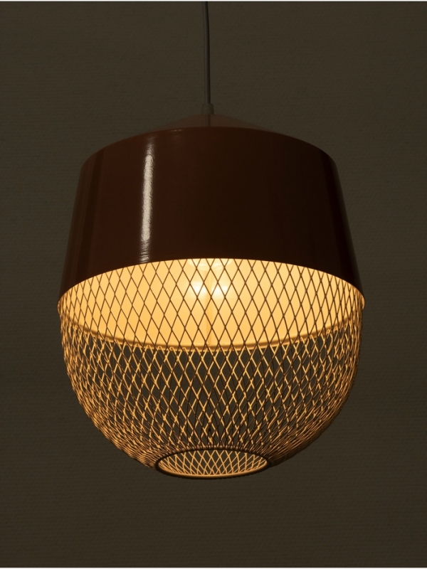 Светильник Lisa 1х40Вт Е27 светло-розовый  26х26х32см