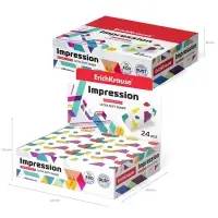 Ластик ErichKrause синтетика Impression, микс (цена за шт.)