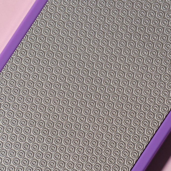 Пилка для ног, лазерная, двусторонняя, 25,5 см, цвет МИКС