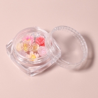 Фигурки для дизайна ногтей &laquo;Цветочный рай&raquo;, объёмные, МИКС