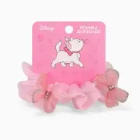 Резинка для волос &laquo;Бабочки&raquo; розовая, Коты аристократы