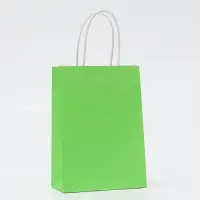 Пакет крафт травяной, круглая ручка, 15&times;21&times;8 см, 120 г