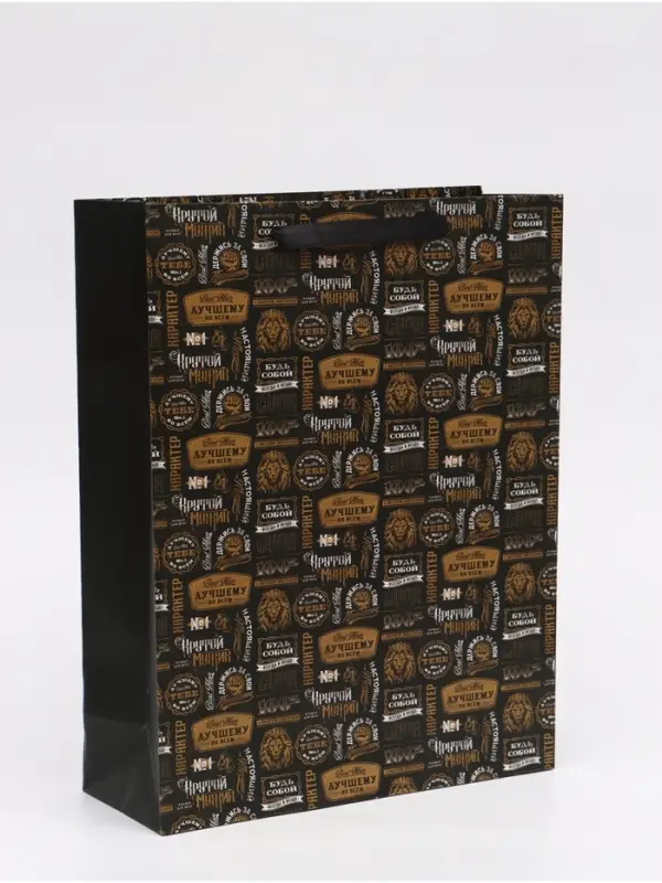 Пакет подарочный &laquo;Крутой&raquo;, L 31 &times; 40 &times; 11,5 см