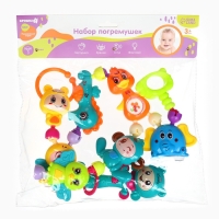 Набор погремушек Крошка Я &laquo;Собери меня&raquo;, 9 шт, яркие цвета