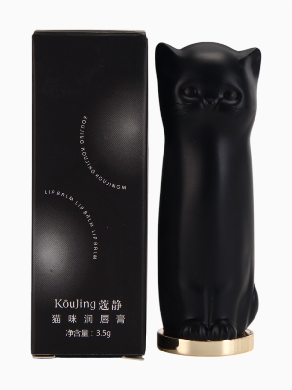 Оттеночный бальзам для губ "Cat black"