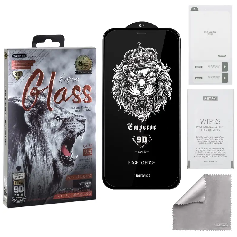 Защитное стекло iPh 12 Pro Max 9D Emperor Series GL-32 REMAX