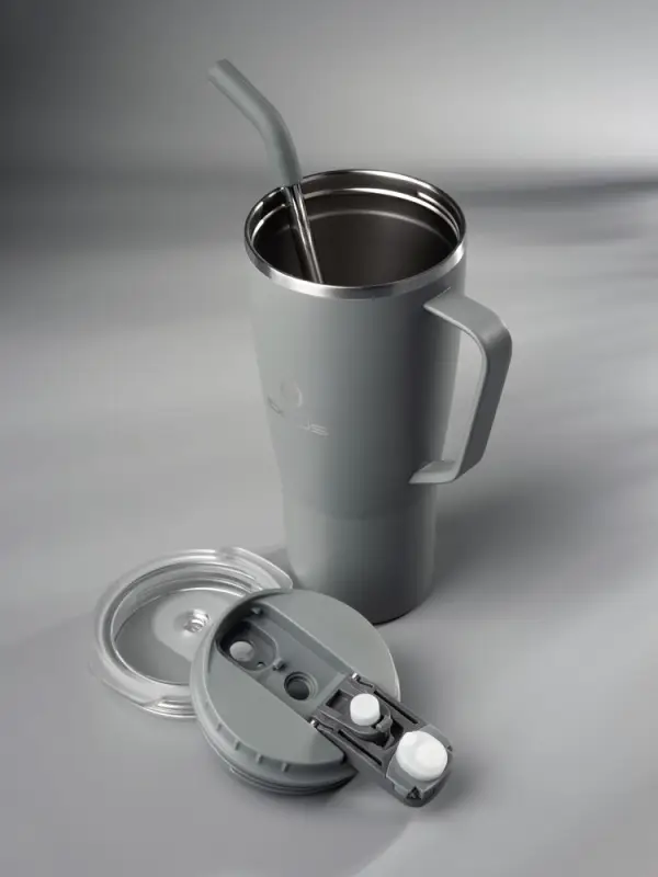 Термостакан Kasumigaoka, серый