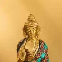 Сувенир "Будда" латунь 8х6х11,5 см