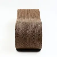 Когтеточка-лежанка картон "Зверьё Моё" ВОСЬМЕРКА 59 х 21 х 22 см