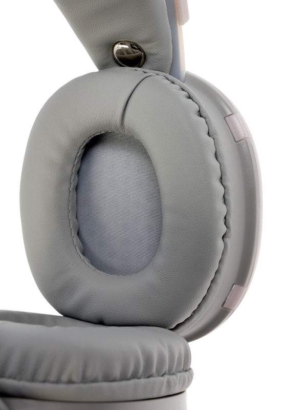 Наушники полноразмерные Mybit W-33, RGB подсветка, BT5.3, 800 мАч, Type-C, белые