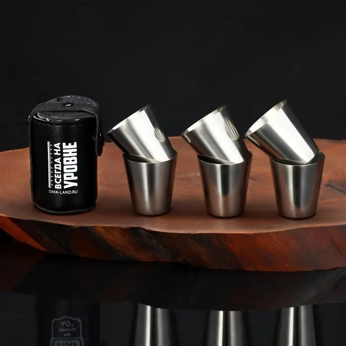 Подарочный набор стопок &laquo;Всегда на уровне&raquo;, 6 шт х 30 мл