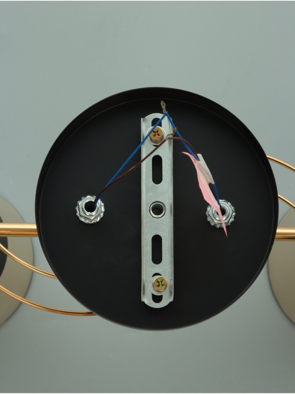 Люстра "Кансе" 2хЕ27 40Вт черно-золотой 41х15х23 см