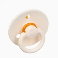 Соска - пустышка классическая, латекс, цв.айвори, в контейнере, от 0 мес., M&B