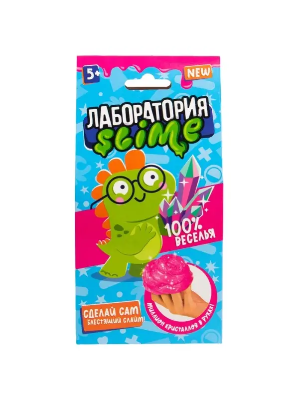 Игрушка для детей модели Slime лаборатория "Crystal slime" 100 г