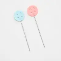 Булавки для квилтинга &laquo;Пуговица&raquo;, 46 мм, 20 шт., разноцветные