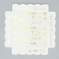 Коробка для кондитерских изделий с пластиковой крышкой I love winter, 15&times;15&times;3 см