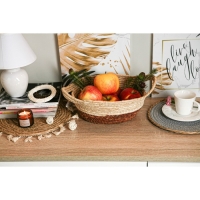 Корзина для хранения плетёная ручной работы Доляна &laquo;Тэри&raquo;, с ручками, 40&times;24&times;12 см, цвет коричневый