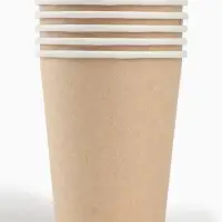 Набор посуды одноразовый &laquo;КРАФТ&raquo;: 6 стаканов, 6 тарелок