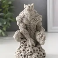 Фигура &laquo;Оборотень&raquo;, 12&times;7.5&times;7.5 см, серая