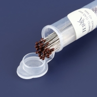 Булавка портновская сталь №3 4см S0,45мм (наб 50шт цена за наб) черн. головка TR