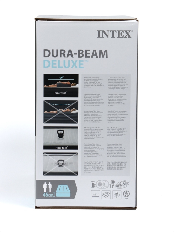 Кровать надувная QUEEN ULTRA с изголовьем 152 х 236 х 86 см, с встр насосом 64450ND