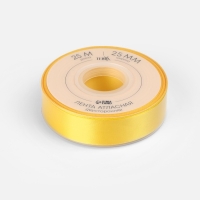 Лента атласная двухсторонняя № 0645 25мм*25&plusmn;1м жёлтый TR