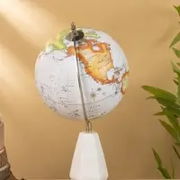 Глобус сувенирный 23х20х38 см, подставка мрамор