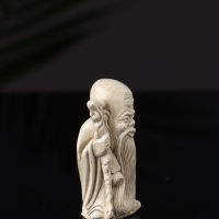 Набор фигур "Нэцкэ" 20х10х7 см, бежевый