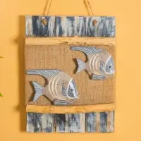 Панно плетёное &laquo;Пара рыбок&raquo;, 25&times;4&times;55 см