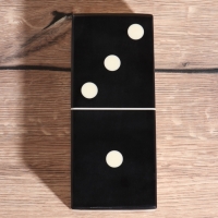 Настольная игра "Домино" 18,5х7,5х4 см, смола, дерево