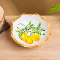 Салатник "Лимоны" дерево манго 20х20х8 см