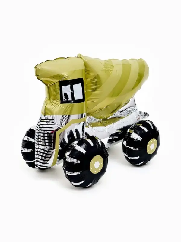 Воздушный шар фольгированный 25" 3D &laquo;Зеленый камаз&raquo;, под воздух