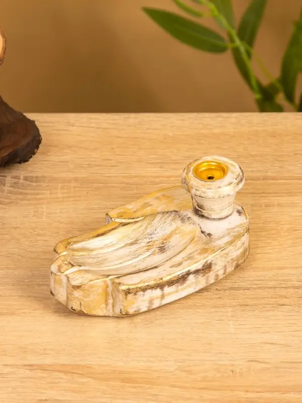 Подставка под благовония &laquo;Ладонь&raquo;, 13&times;7.5&times;6 см, манговое дерево