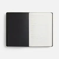 Ежедневник Alanis, недатированный, черный c желтым